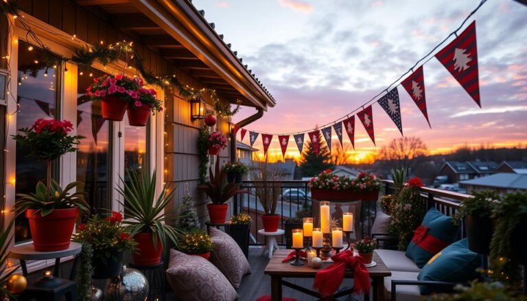 Décorez votre balcon pour les fêtes